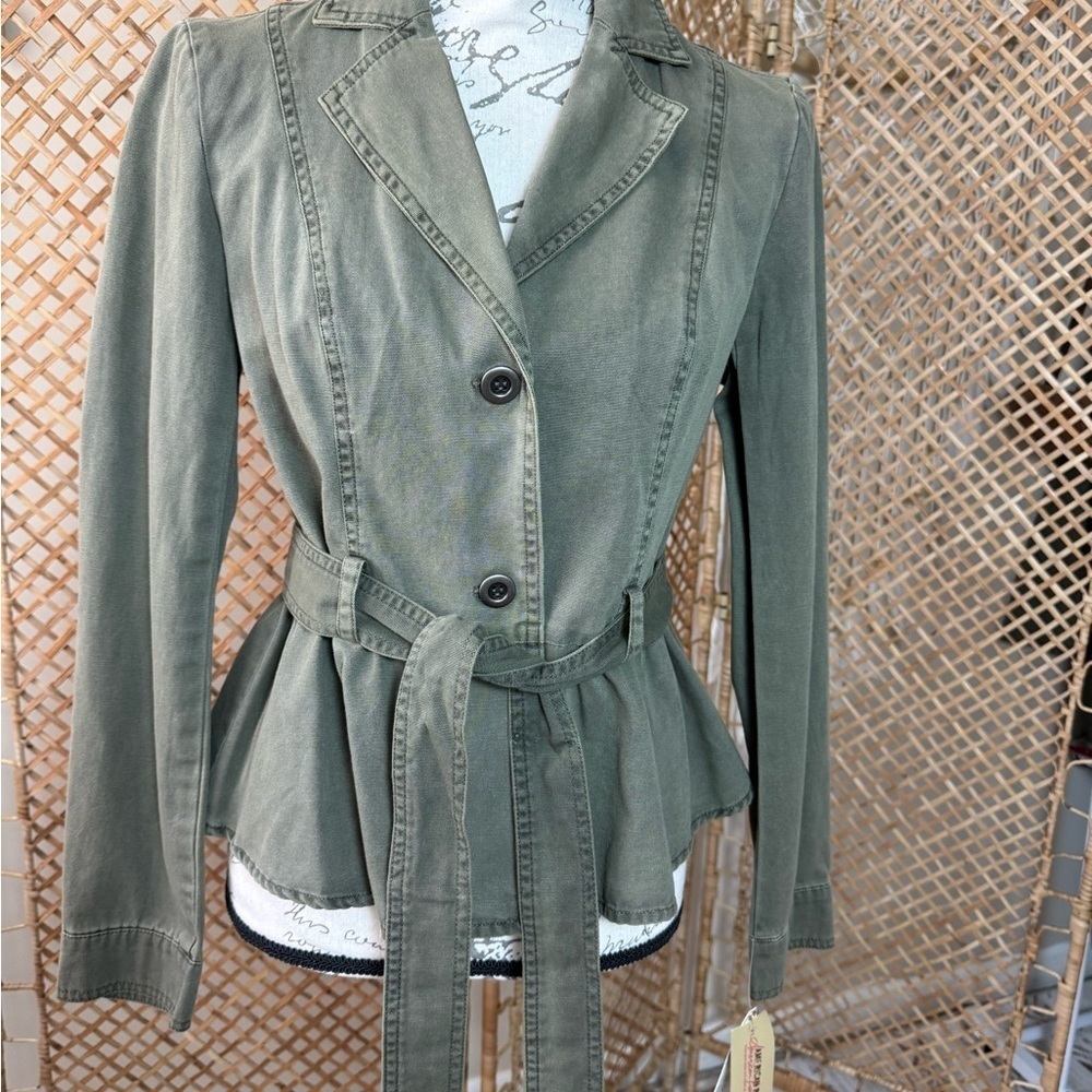 American Rag Khaki Army Green Jacket - Picture 2 of 15